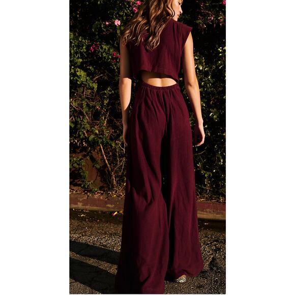 Free People Beach Shasta One Piece in Fig Jam Size Medium - Picture 2 of 13